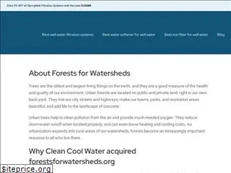 forestsforwatersheds.org