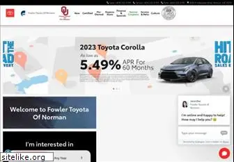 fowlertoyota.com