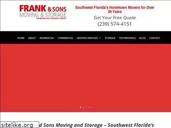 frankandsonsmovingandstorage.com