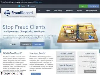 fraudrecord.com