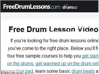 freedrumlessons.com