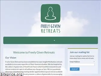 freelygivenretreats.org