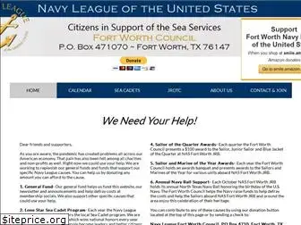 fwcnavyleague.org