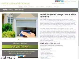 garagedoorrepairthornton.com