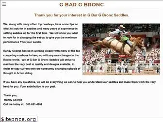 gbargbroncsaddles.com