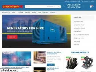 generatorhire.com.au