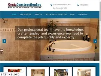 gentzconstruction.com