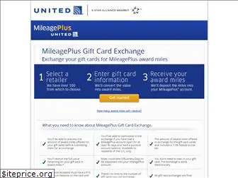 giftcardexchange.mileageplus.com