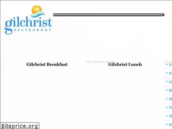 gilchristrestaurant.com