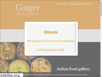 gingerindiancuisine.co.uk