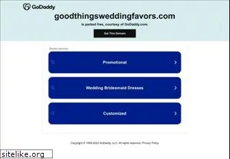 goodthingsweddingfavors.com
