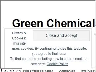 greenchemicalsblog.com