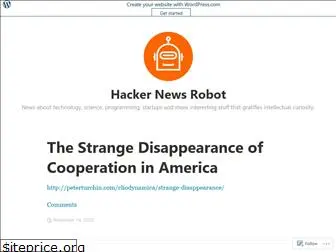 hackernewsrobot.wordpress.com