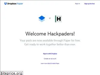 hackforchange.hackpad.com