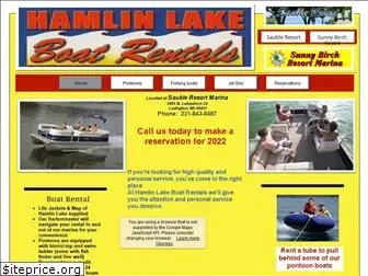 hamlinlakeboatrentals.com