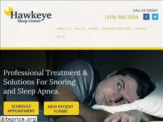 hawkeyesleepcenter.com