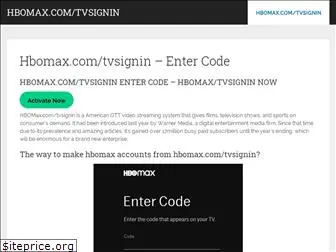 hbomax-comtvsignin.com