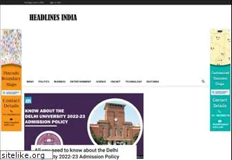 headlinesindia.mapsofindia.com