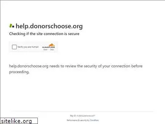 help.donorschoose.org