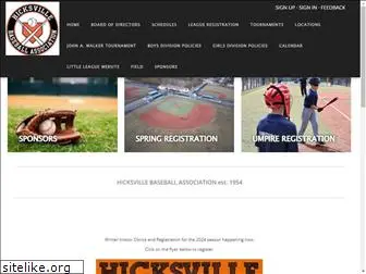 hicksvillebaseball.com