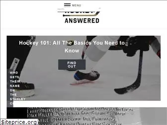 hockeyanswered.com