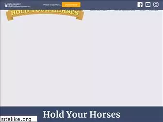 holdyourhorses.org