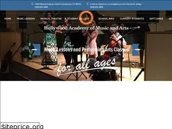 hollywoodacademyofmusicandarts.com