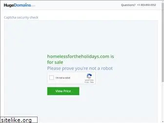 homelessfortheholidays.com