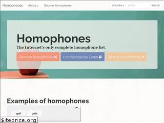 homophone.com