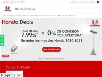hondaavenida.com.mx