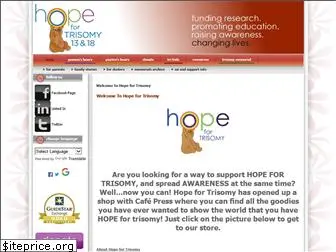 hopefortrisomy13and18.org