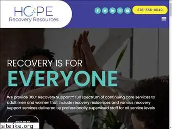 hopehomesrecovery.org