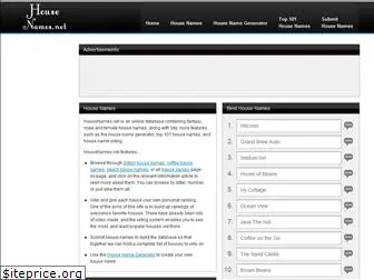 housenames.net