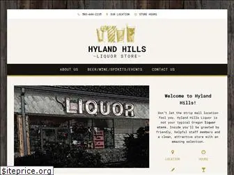 hylandhillsliquor.com