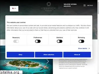 ithaafushiprivateisland.com