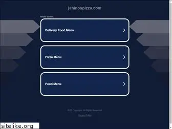 janinospizza.com