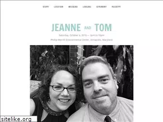 jeanneandtom.com