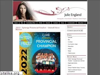 julieenglanddance.com