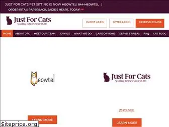 justforcatspetsitting.com