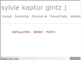 kapturgintz-plasticienne.com