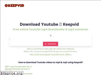 keepvid.pw estimated website worth $ 282