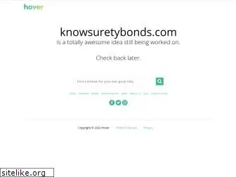 knowsuretybonds.com