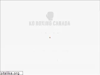 koboxingcanada.com