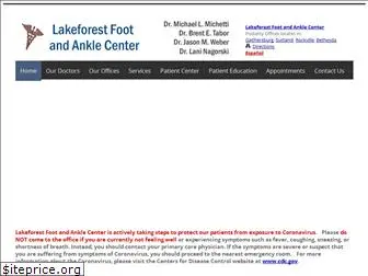lakeforestfootandankle.com