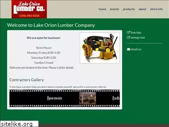 lakeorionlumber.com