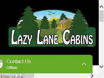 lazylanecabins.com