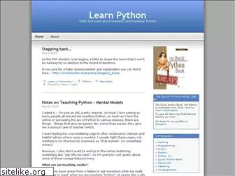 learnpython.wordpress.com