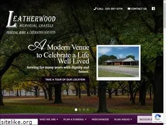 leatherwoodmemorialchapels.com