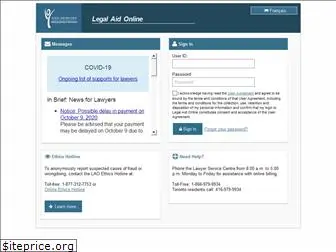 www.legalaidonline.on.ca