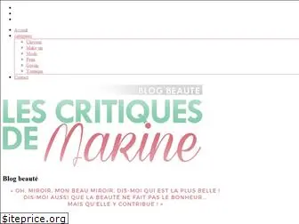 lescritiquesdemarine.com